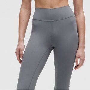 Grey High-Waisted Align Lulu Leggings 28” size 4